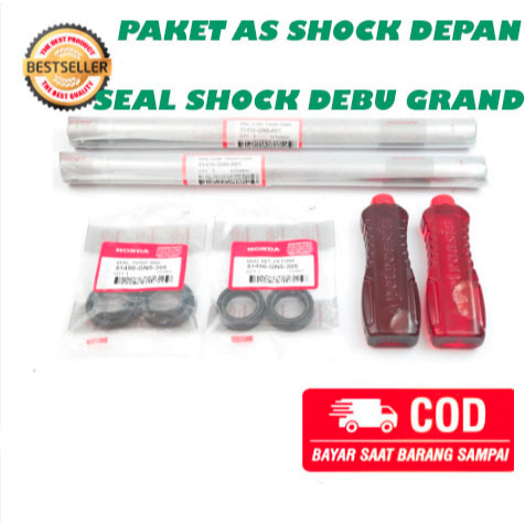As Shock Depan Plus Oli Seal Shock dan Seal Debu Honda Grand / Paketan As Shok Depan Komplit Honda G