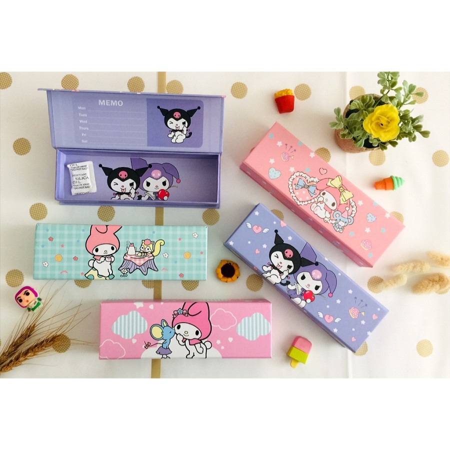 

TEMPAT PENSIL CARTOON Karakter Sanrio Fancy Cute KUROMI MELODY 2108