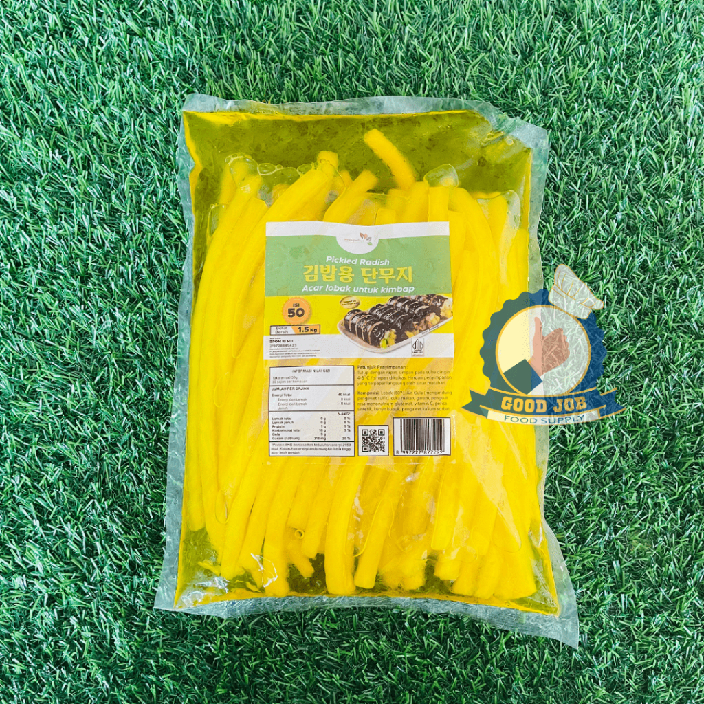 

DANMUJI Stick & Slice Acar Lobak Korea 1,5 Kg | Untuk Kimbab