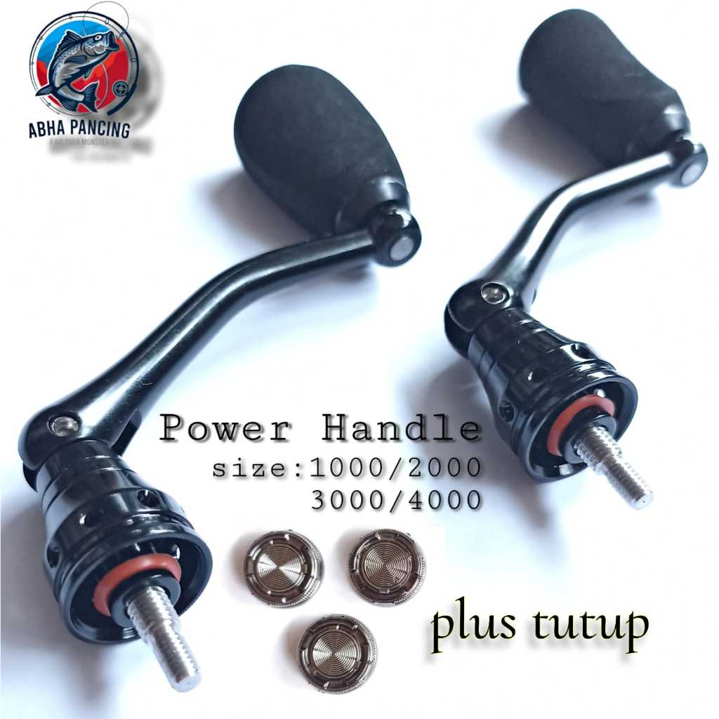 Handle Spinning Reel Power Salt Water Handle Metal HP Ukuran 1000 2000 dan 3000 4000 Alat Pancing Or