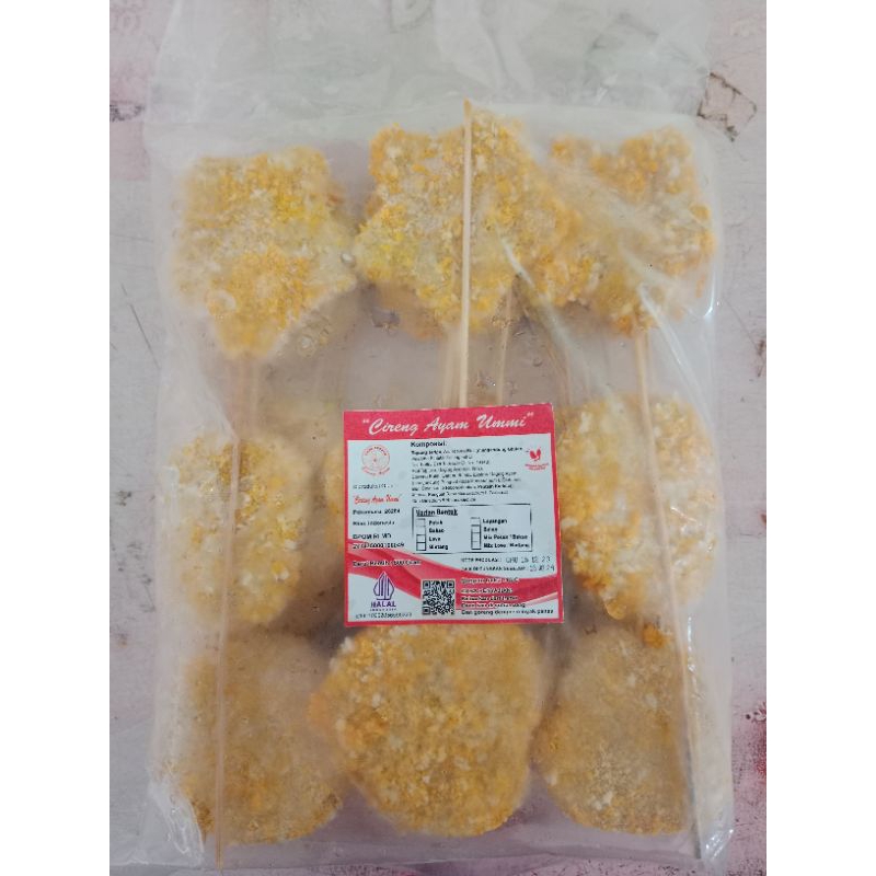 

cireng ayam ummi bentuk love & bintang