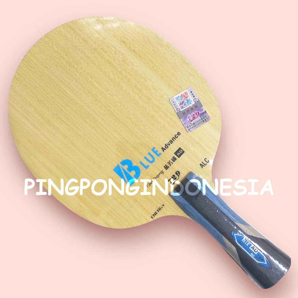 729 - Blue Advance Energy ALC - Fiber Prepreg Blade Kayu Pingpong Tenis Meja Bat Bet Offensive Kayu 