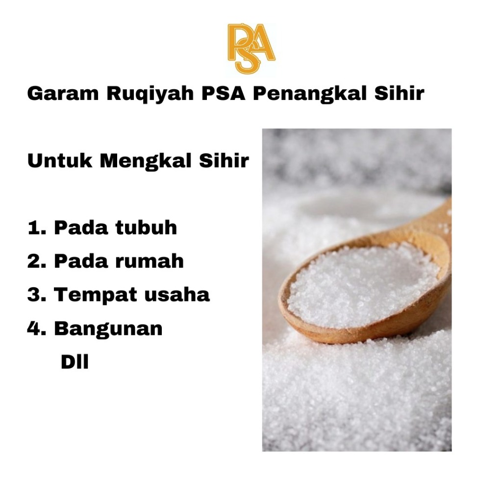 

Garam Ruqiyah PSA Penangkal Sihir