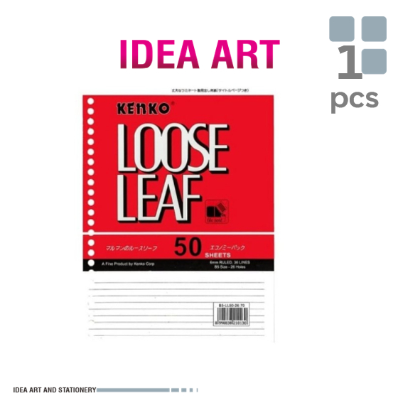 

Kenko Loose Leaf B5-LL 50-2670 (50 Sheet)