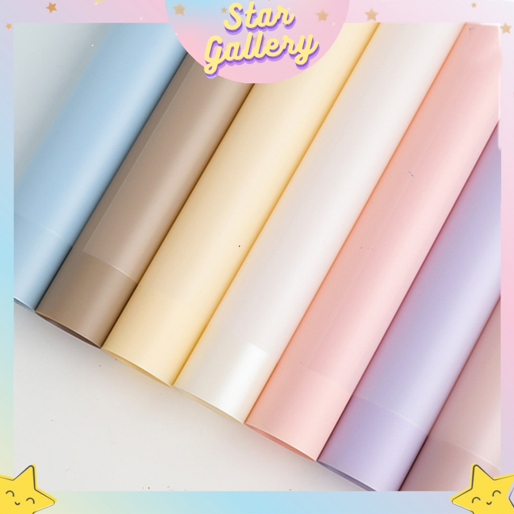 

Kertas Buket Bunga Flower Wrapping Cellophane Motif List Warna Twotone KB6094