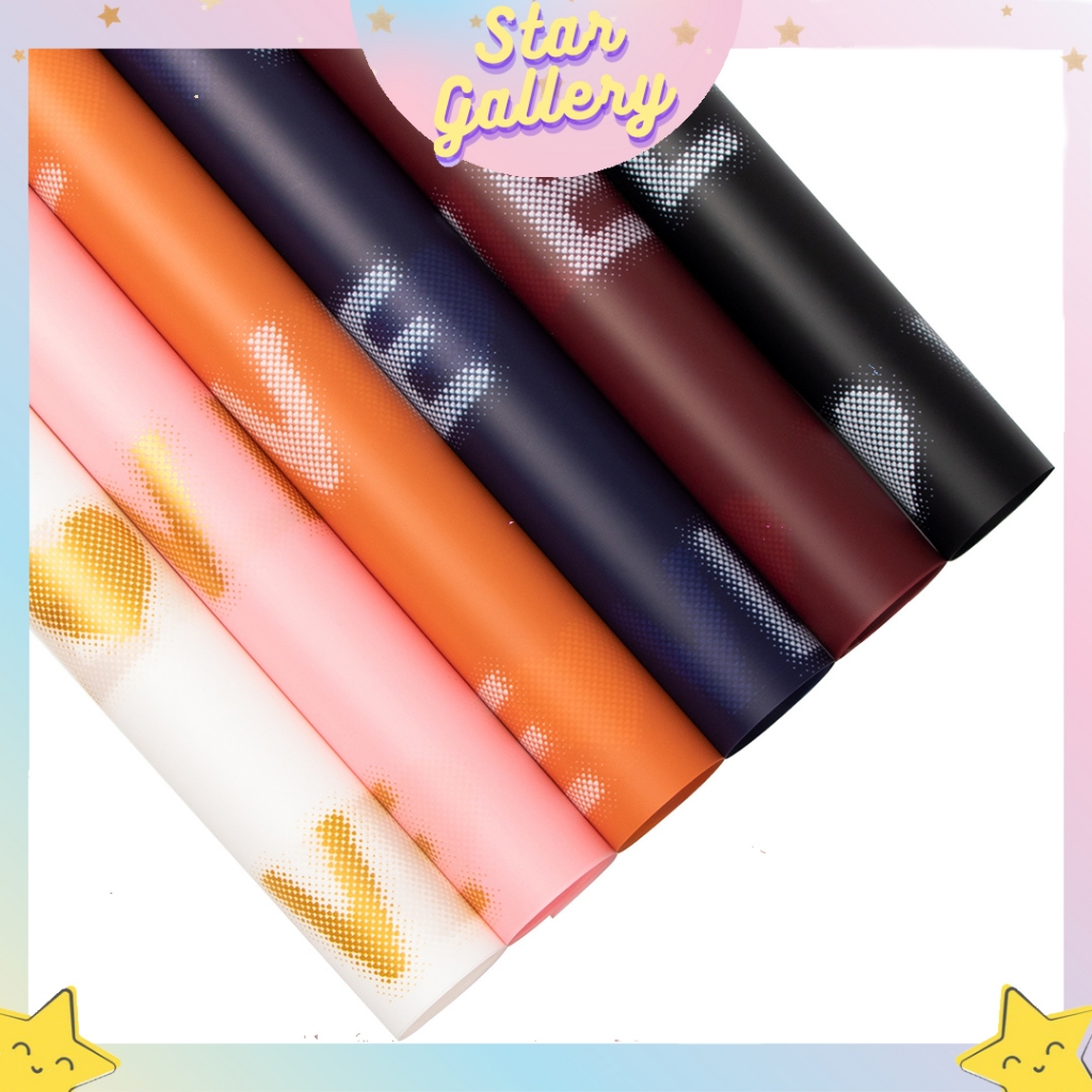 

Kertas Buket Bunga Flower Wrapping Paper Motif Love Kertas Buket Bunga Cellophane KB6097