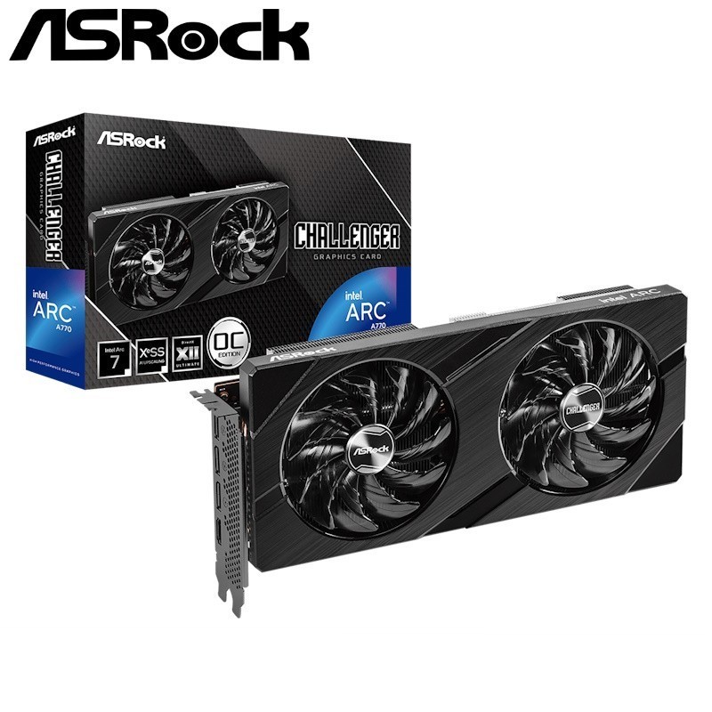 ASROCK Intel Arc A770 Challenger 16GB OC GDDR6 - VGA Card