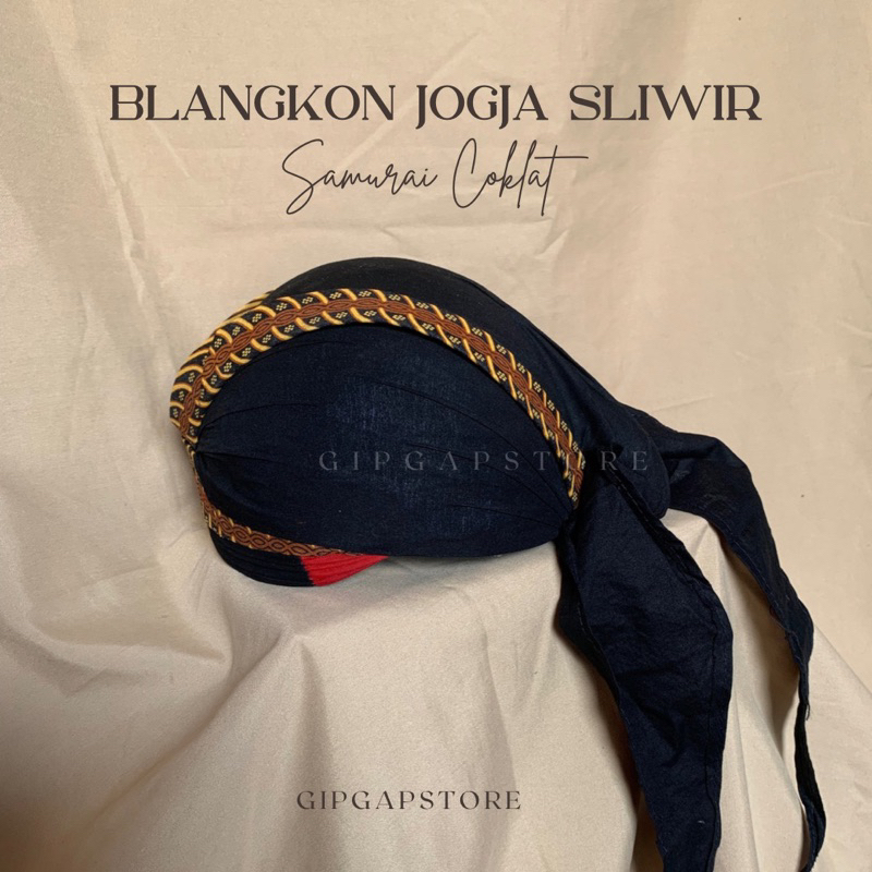 Blangkon jogja slwir || blangkon jogja samurai kuning || blangkon jogja dewasa