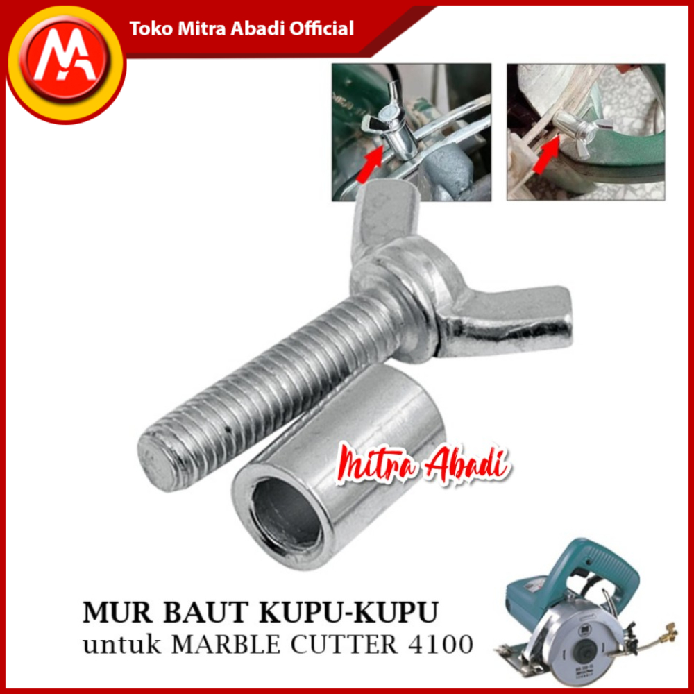 Mur Baut Kupu Kupu Adjustment untuk Marble Cutter 4100