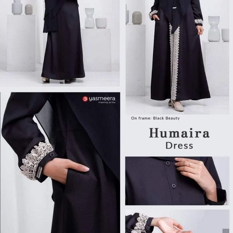 SALE 35%. GAMIS HUMAIRA DRESS BY YASMEERA