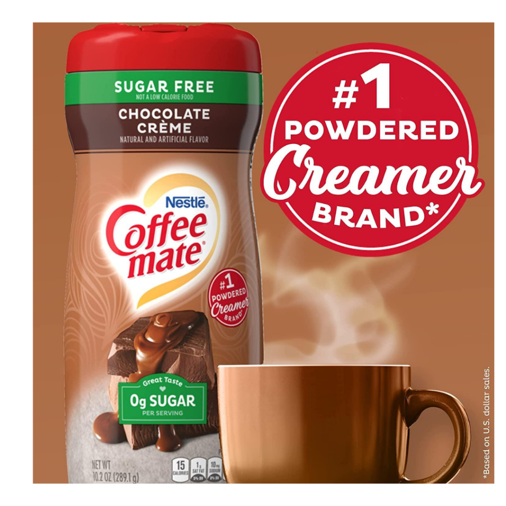 

RB Krimer Nestle Coffee Mate Liquid Powder Coffee Creamer Sugar Free Various Flavor