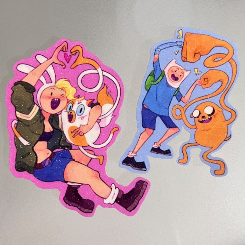 

Adventure Time / Fionna & Cake Die Cut Sticker