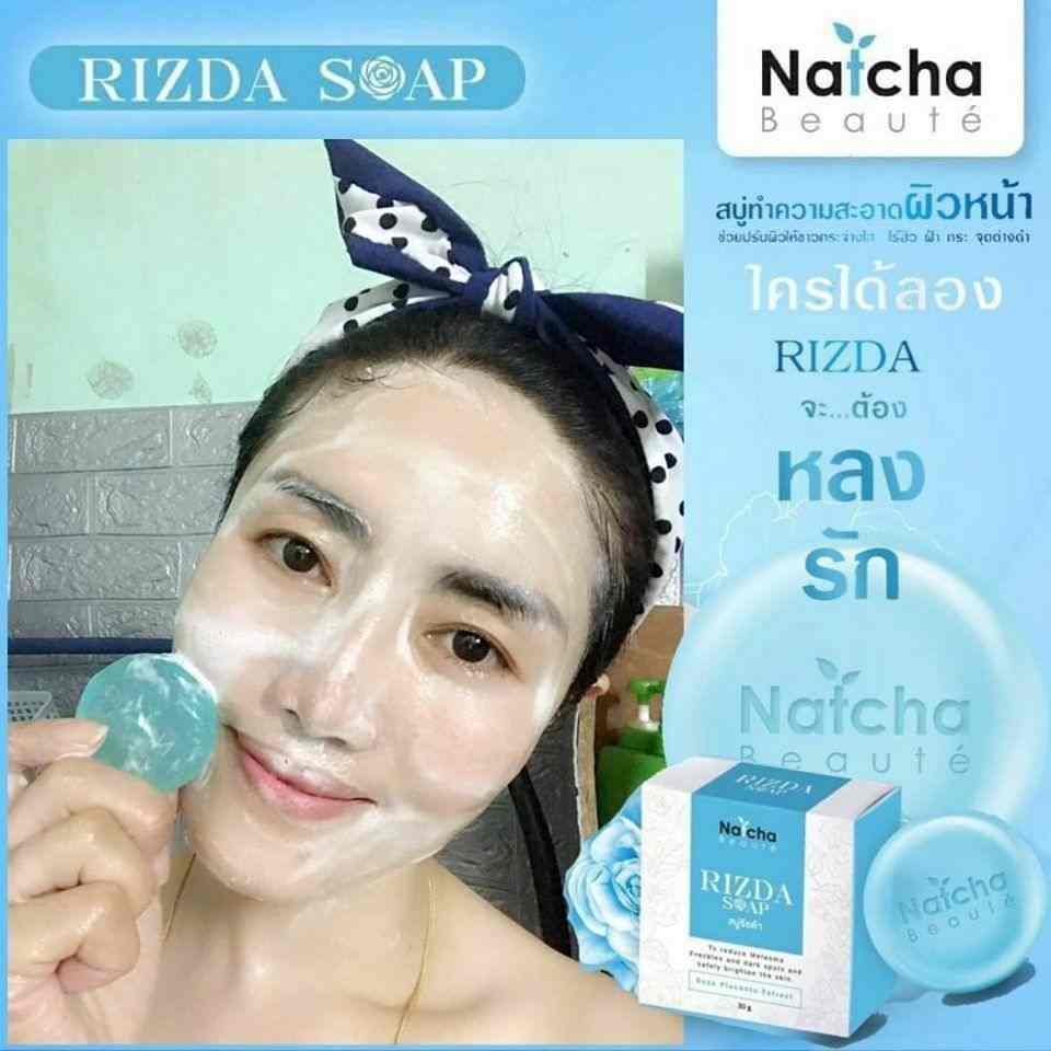 Natcha Beaute Thailand RIZDA SOAP/Whitening Face Soap/Soap/Sabun/Sabun Pembersih Wajah 50gr - natcha