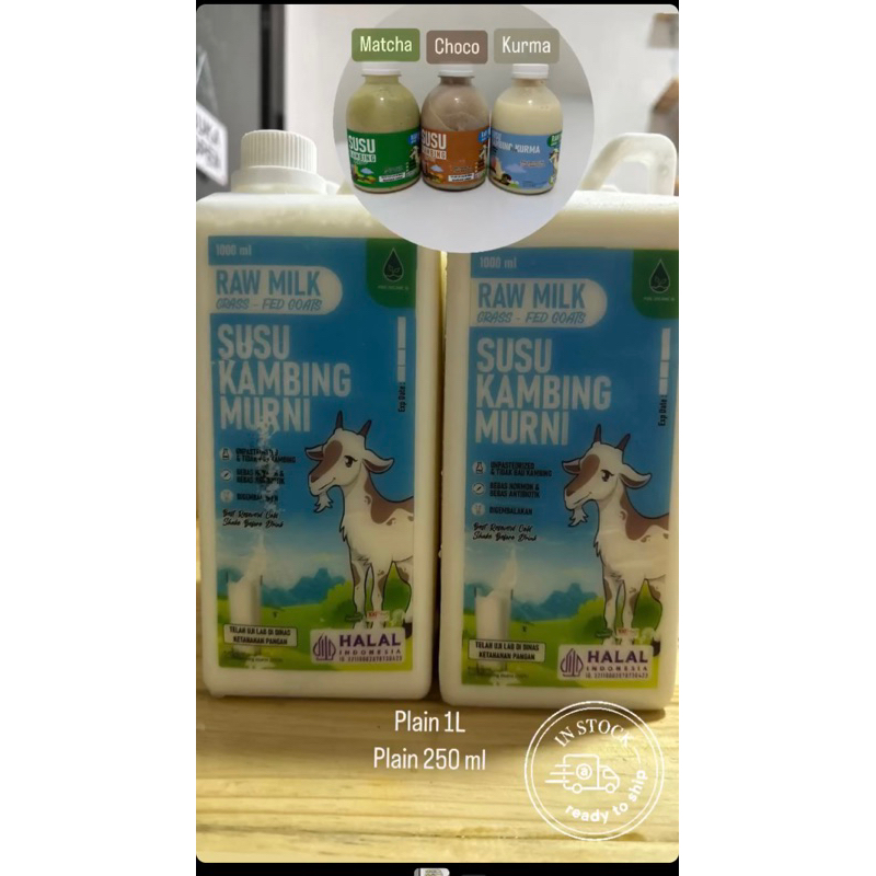 

Susu Kambing Grassfed Pure Organic (Grassfed Goats Raw Milk Pure Organic)