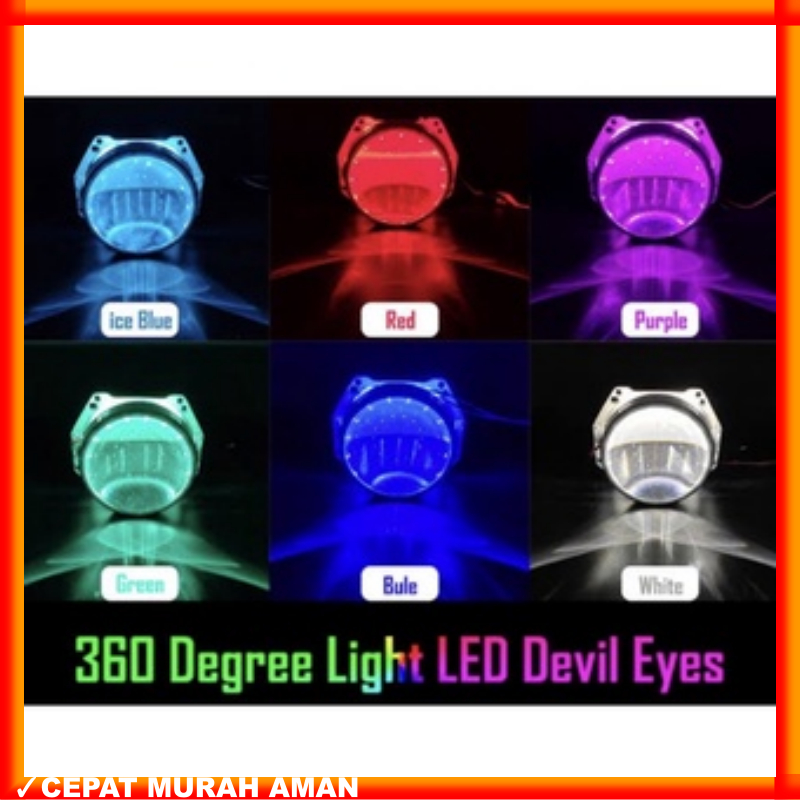 ORIGINAL NEW DEMON EYE 360 24 LED DEVIL EYE 360 24 LED SUPERBRIGHT