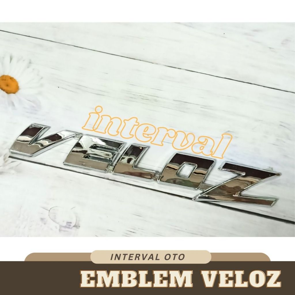 Emblem Belakang Mobil Avanza Xenia Veloz Tulisan Veloz Logo Chrome
