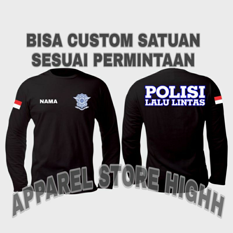 Kaos Logo Polantas / Baju Polisi Lantas / Atasan Pria Wantia Polantas Polisi Lalu Lintas Terbaru kao