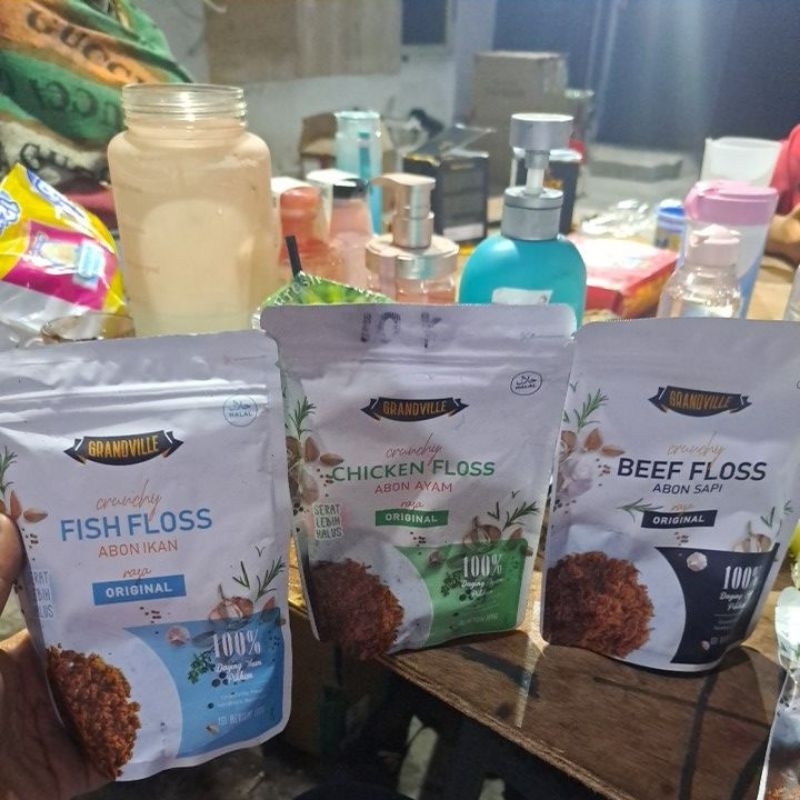 

ABON SAPI AYAM IKAN GRANDVILLE 100G