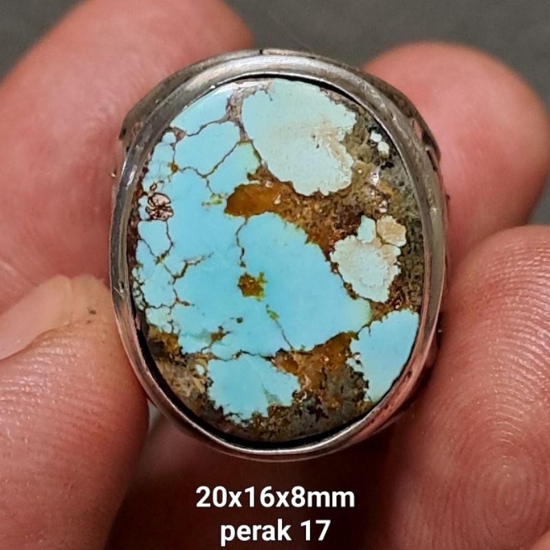 CINCIN 17 PERAK PIRUS PERSIA MOTIF IKAN UNIK ANTIK bukan hubei mesir bacan garut giok permata