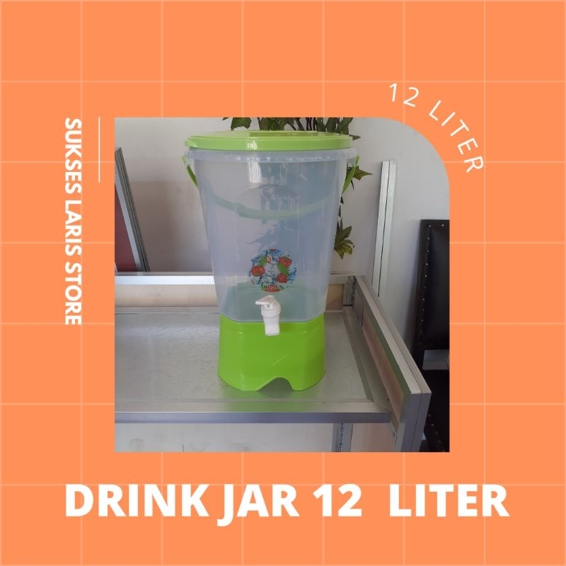 Drink Jar 12 Liter / Dispenser 12 Liter / Drink Jar / Dispenser Air / Dispenser Es / Dispenser Kran 