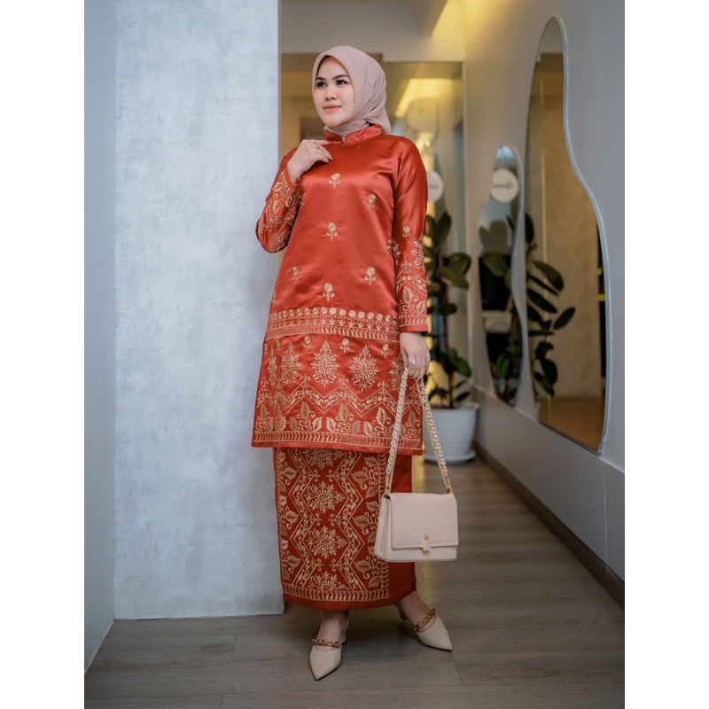 New Set Baju Kurung Bordir - Baju Kurung Modern - Kebaya Modern - Kebaya Baju Kurung Padang - Baju K
