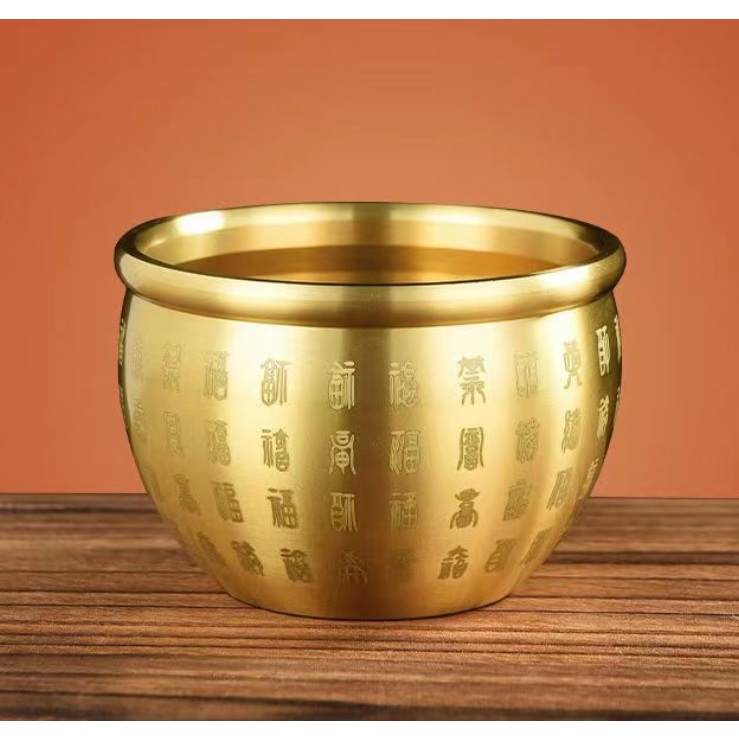 Mangkuk Harta Karun Feng Shui Tempat Yuan Bao Ingot Treasure Bowl H084