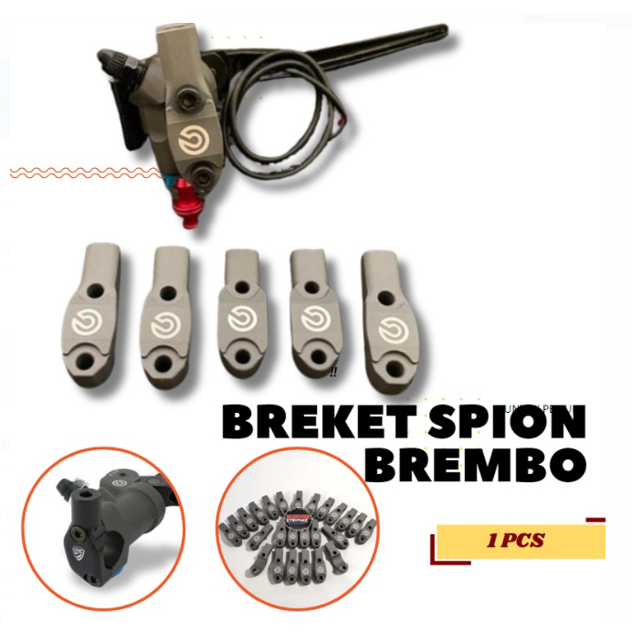 DUDUKAN SPION BR3MBO / BREKET SPION BR3MBOPlat Plate Ramp Tutup Rumah Roller Roler Genio Beat Street