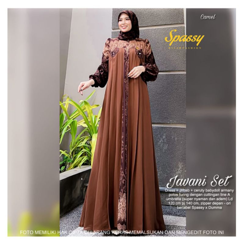 JAVANI SET // INARA SET #3 // DAVINA SET // FREE HIJAB // ORIGINAL BY SPASSY