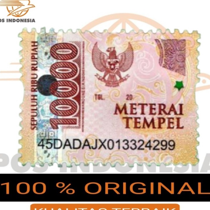 Diskon Promo Materai 1 Asli 1 Materai Pos Diskon