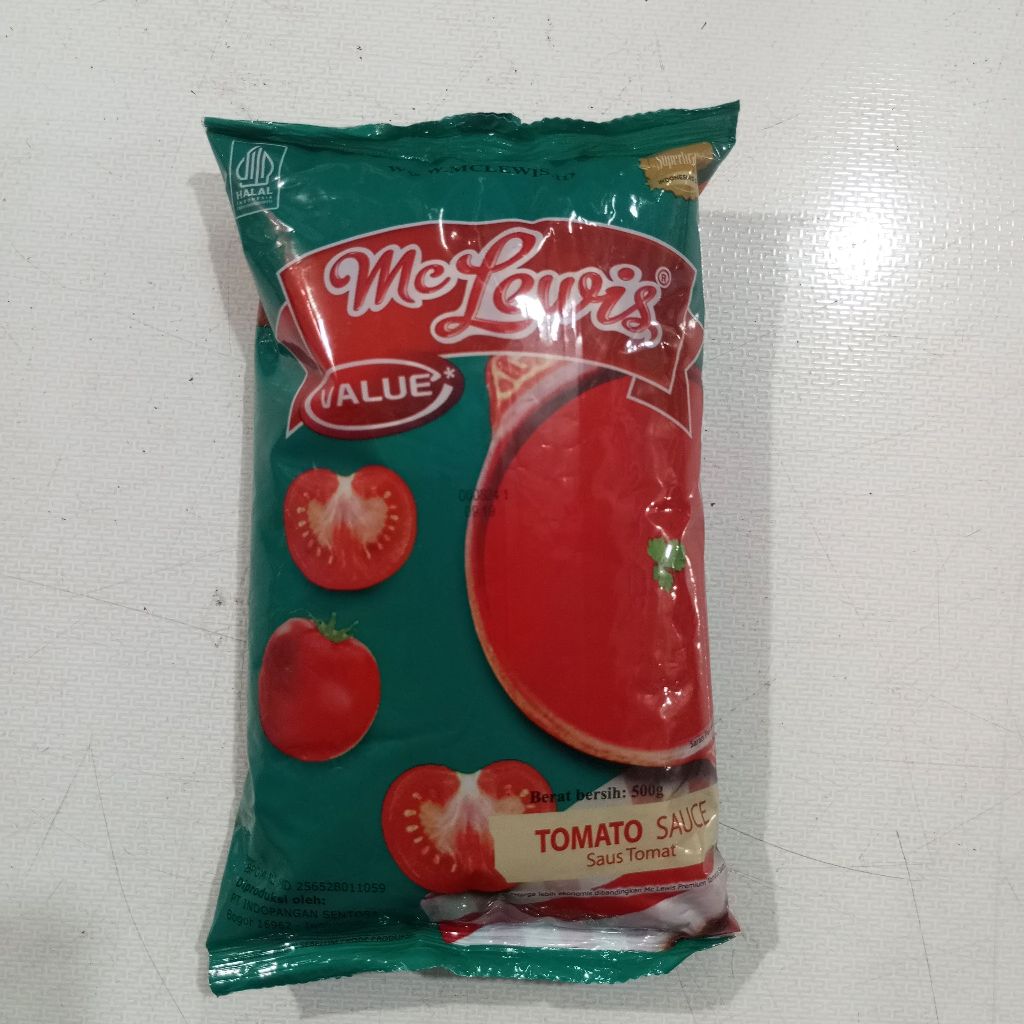 

Mc Lewis Saus Tomat Bantal 500 gram