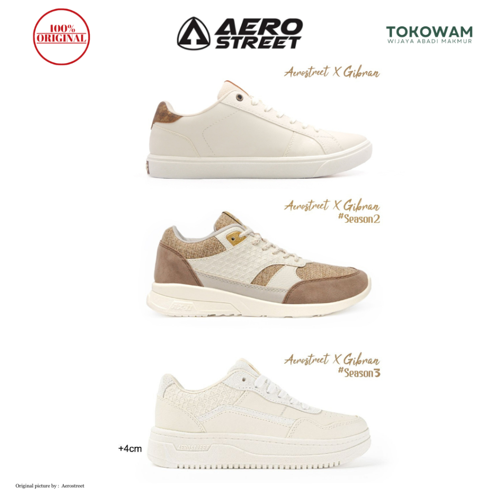 [ORIGINAL 100%] SEPATU AEROSTREET X GIBRAN ALL SEASON