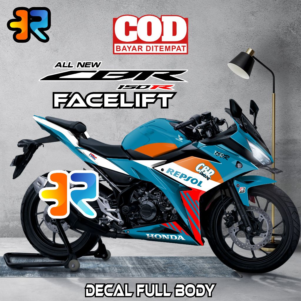 Terbaru Decal CBR 150r Facelift Stiker Full Body Variasi Livery NSR