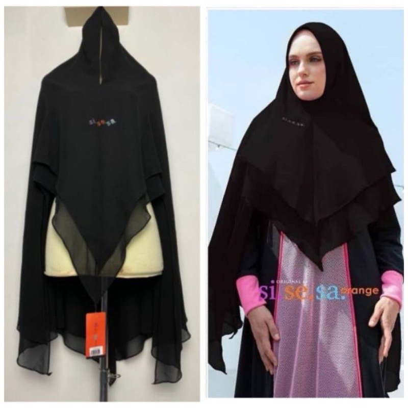 sisesa khimar short naomi black