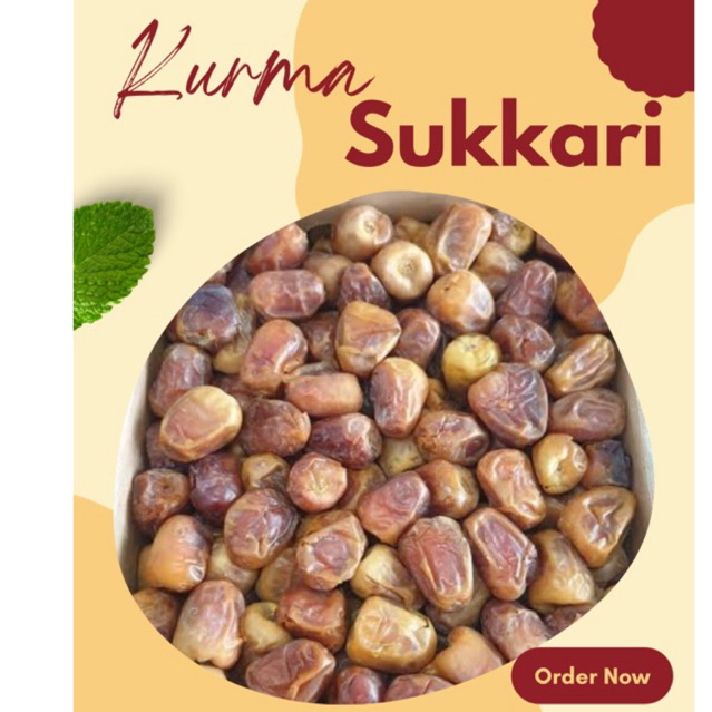 

Kurma Sukkari Asli grade A Perkg