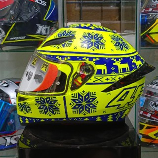 HELM AGV K1 WINTER TEST 2015 HELM FULL FACE AGV
