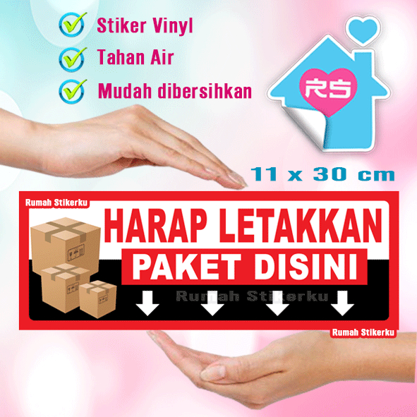 

Stiker letakkan PAKET DISINI