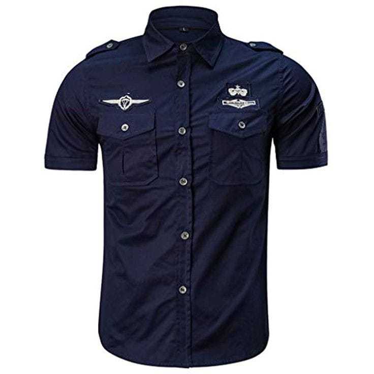 CUSTOM LOGO NAMA Kemeja Kerja Seragam Karyawan PDH PDL