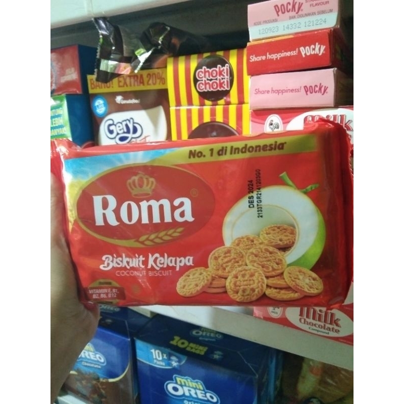 

BISKUIT ROMA KELAPA BERAT 300 GR