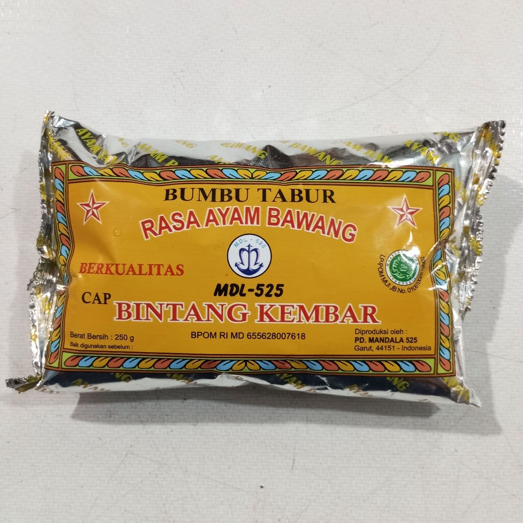 

Bintang Kembar Bumbu tabur rasa Ayam Bawang 250gram