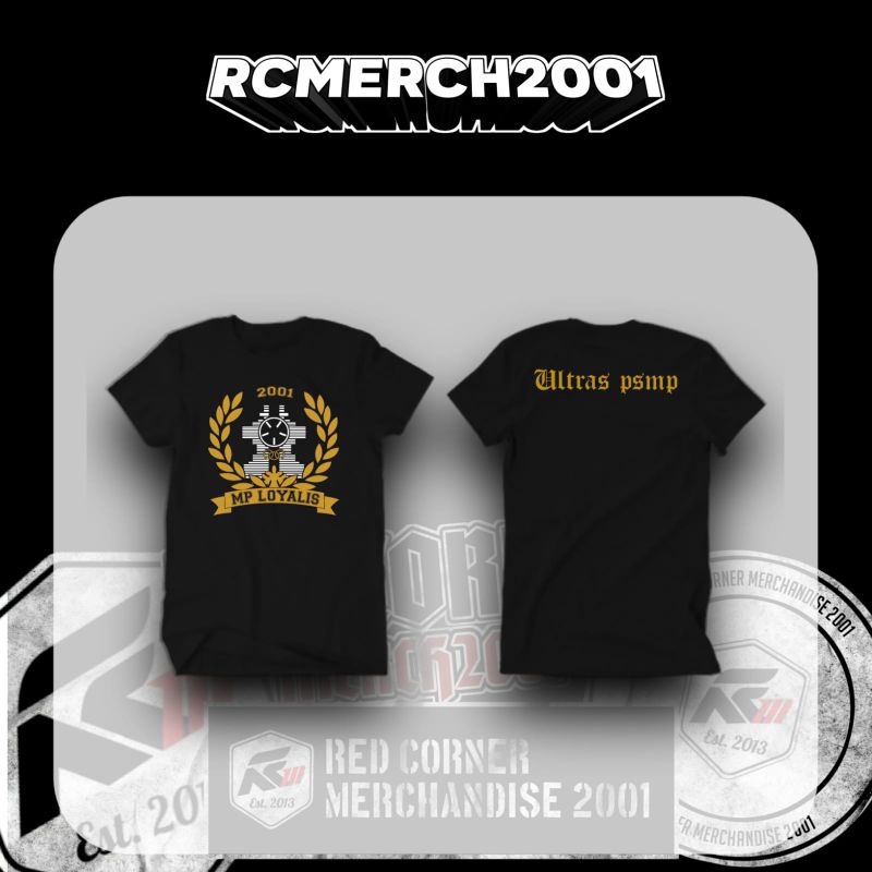 Kaos Logo MP Loyalis 2001 PS Mojokerto Putra - Tshirt rcmerch2001 PSMP Mojokerto