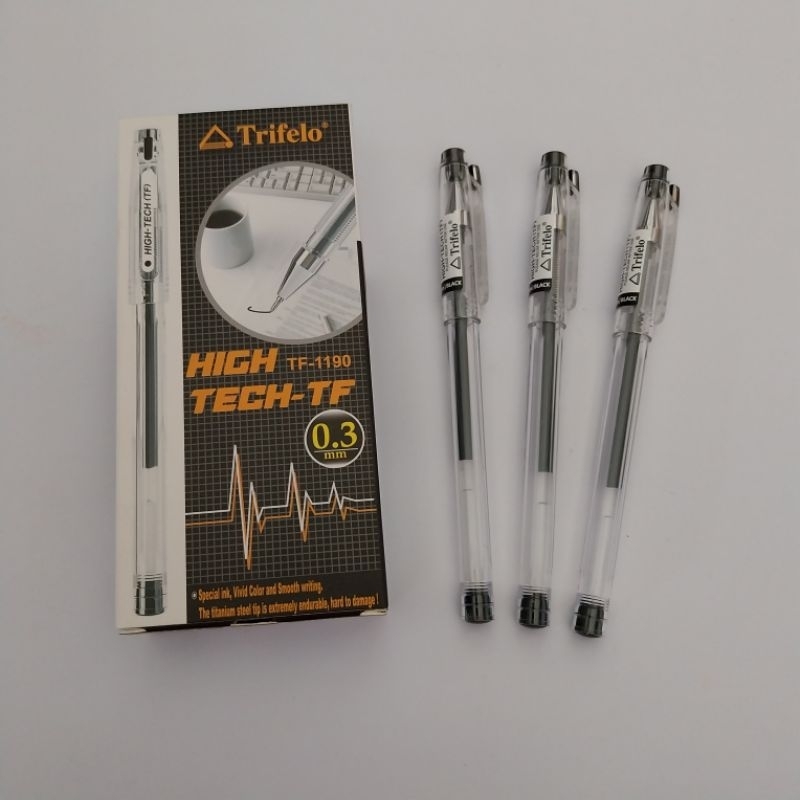 

(12 pcs) Bolpen/Pulpen/Ballpoint High-Tech Trifelo TF1190