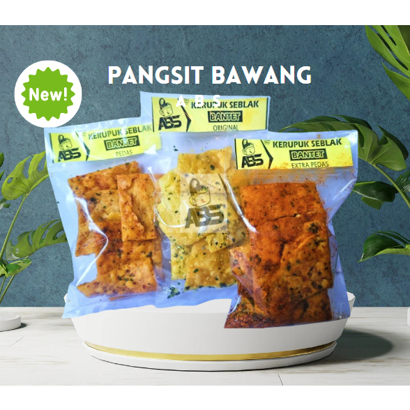 

KERIPIK KRIPIK KULIT PANGSIT SORENG DAUN BAWANG RENYAH MURAH