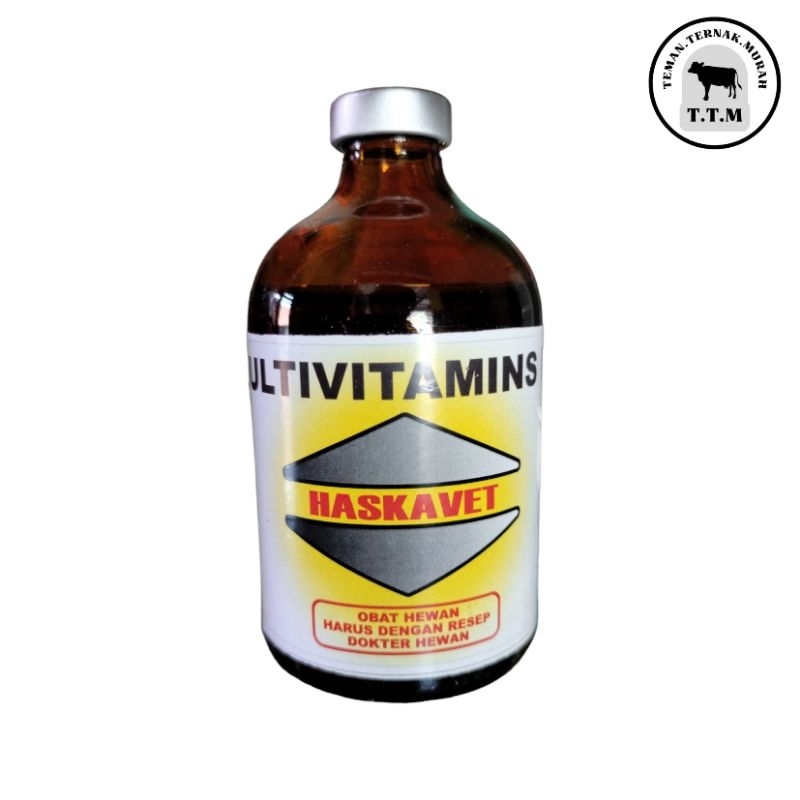 PROMO .  MULTIVITAMIN 100mL Sapi - Vitamin nafsu makan Sapi- Multivitamin sapi kambing - Vitamin ADE