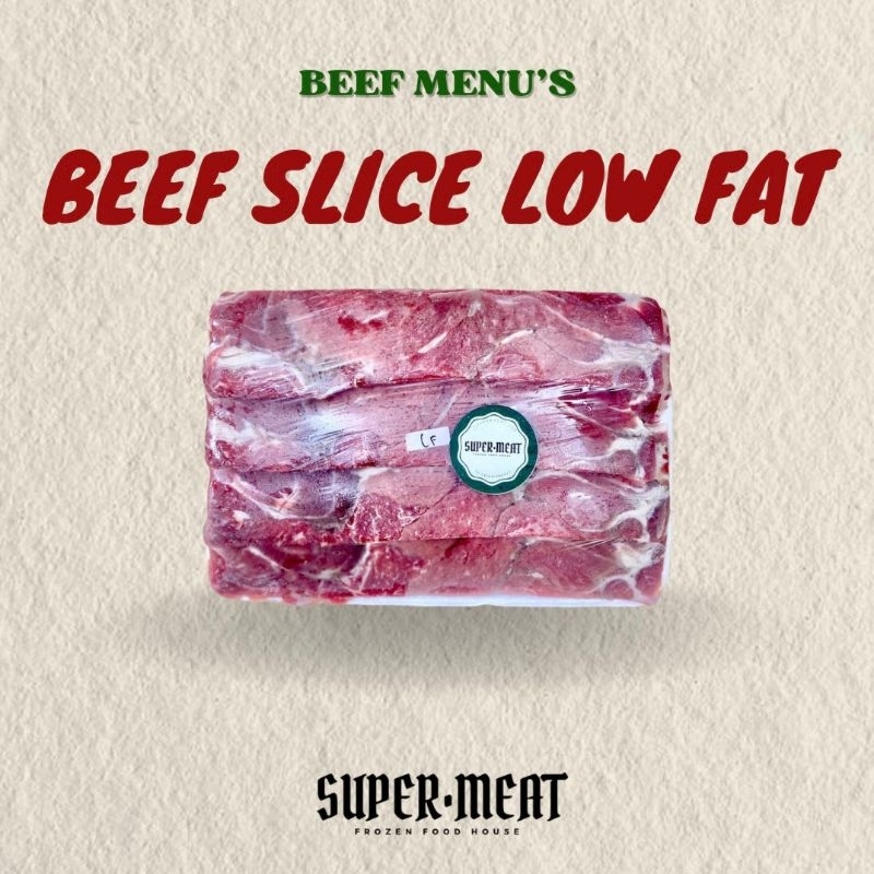 

Beef Slice AUS Low Fat / Beef Slice Low Fat 500gr