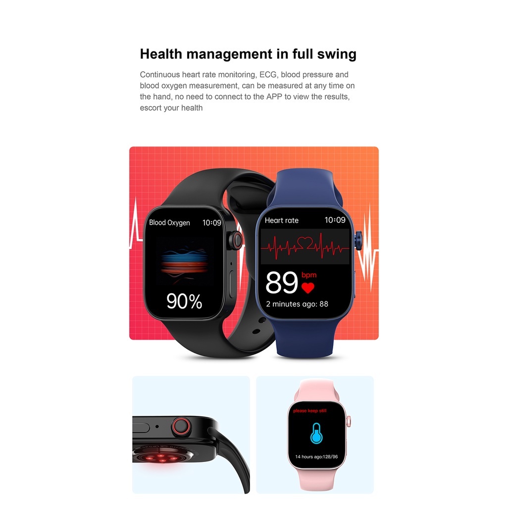 Hot Product Smart Watch Series 8 I8 Pro Max Original 10 Game Kalkulator