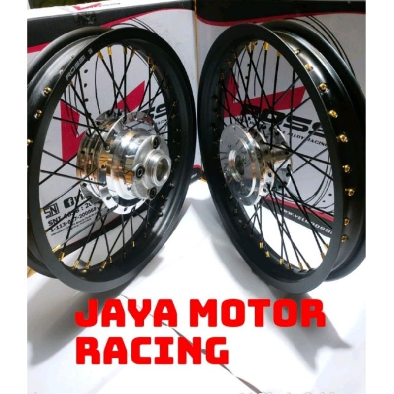 paketan velg Motor Mega Pro - GL pro -Mega pro premius  velg Rossi Ring 18-215/18-250