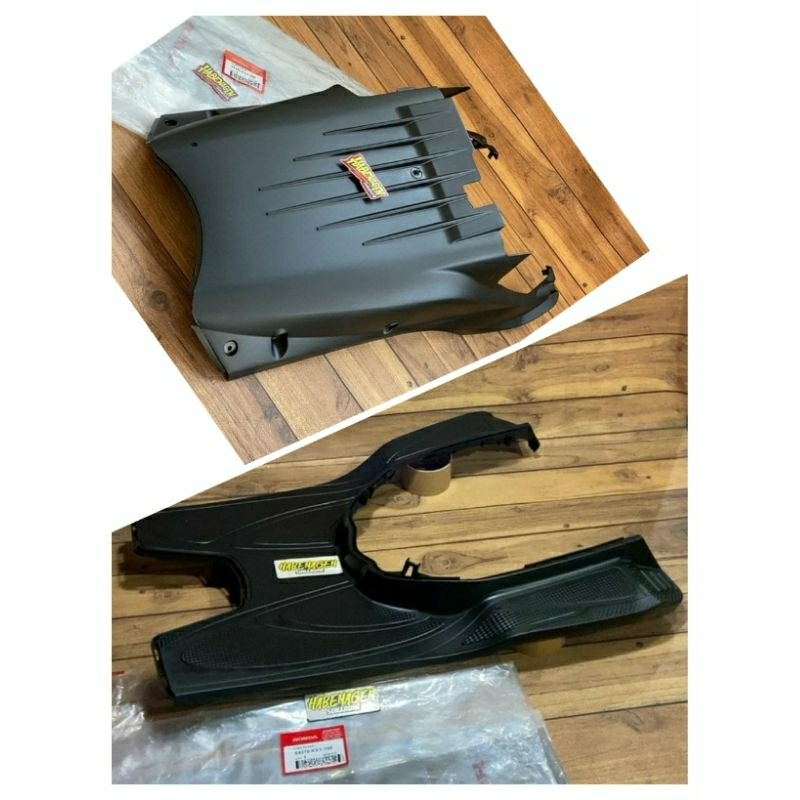 Cover lantai atas dan bawah beat karburator original AHM