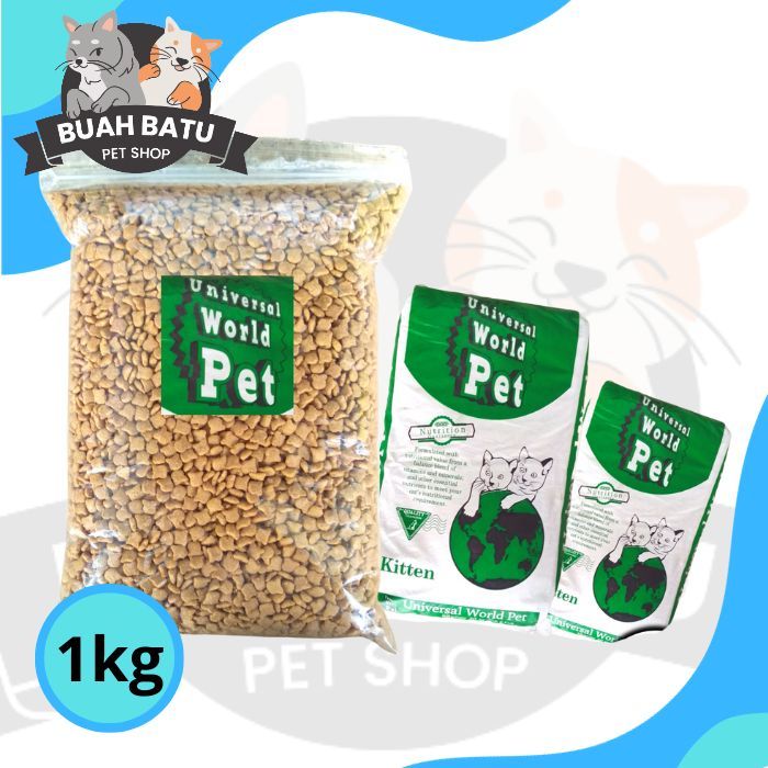 makanan kucing Universal Kitten 1kg repack universal kitten