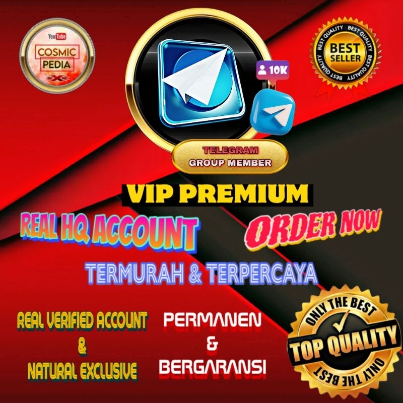 [PROMO] Follower/Member Profile/Group TELEGRAM Real HQ - Termurah & Berkualitas - Natural Premium - 