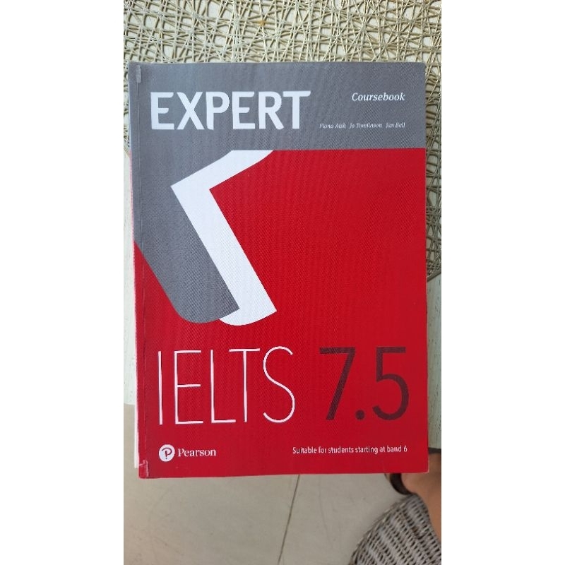 buku EXPERT IELTS 7.5 textbook coursebook Pearson kukche Fiona Aish Jo Tomlinson Jan Bell original